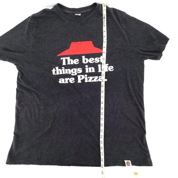 Pizza Hut Men's The Best Things in Life Are Pizza Workers T Shirt Size XL - Picture 7 of 9